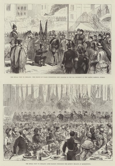 The Royal Visit to Ireland by Walter Paget